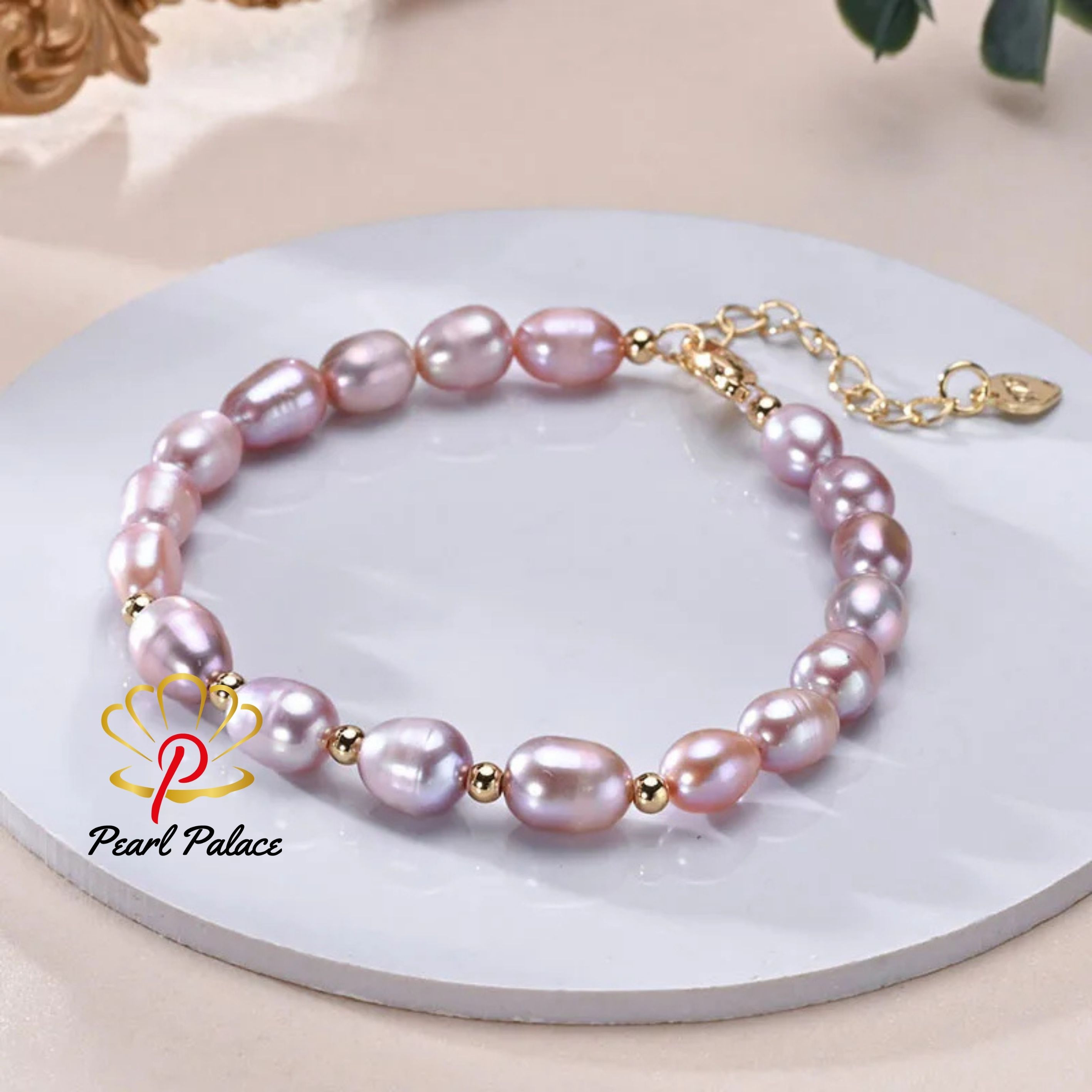 6-7mm Rice Shape Freshwater White Pink Purple Mixed Color Bracelet 925 Sterling Silver Jewelry