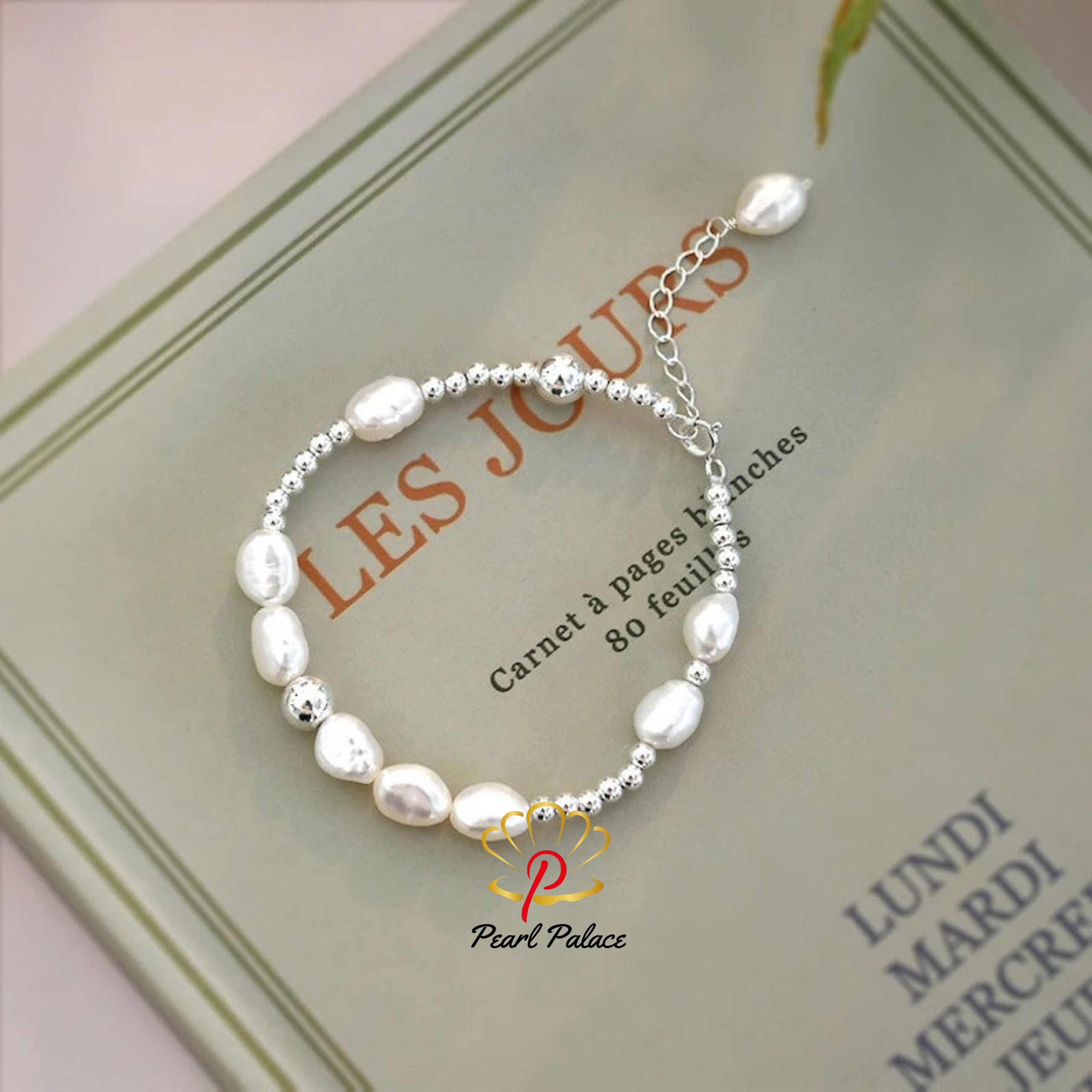Baroque Pearl and Sterling Silver Bracelet