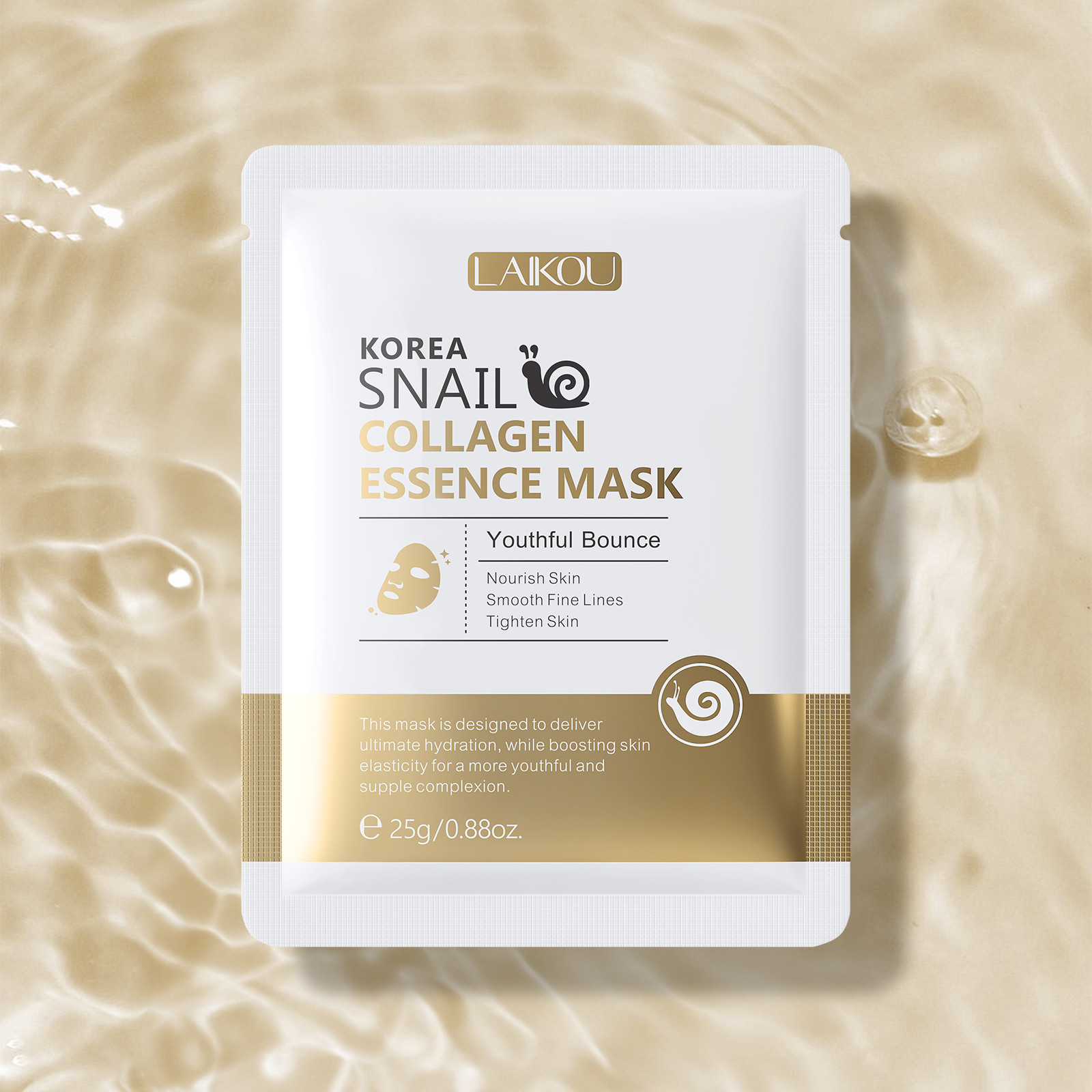 LAIKOU Snail Collagen Essence Mask